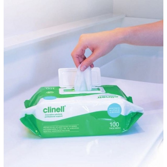 Clinell Universal lavete dezinfectante profesionale pentru curățarea si dezinfectarea mâinilor, suprafețelor și echipamentelor