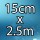 15cm x 2.5m  + 68,72 RON 