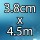 3.8cm x 4.5m  + 5,00 RON 