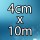 4cm x 10m  + 12,50 RON 