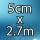 5cm x 2.7m 