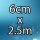 6cm x 2.5m  + 14,99 RON 