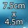  7.5cm x 4.5m   + 13,74 RON 