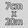 7cm x 20m / Alb 