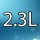 2.3L  + 2,26 RON 